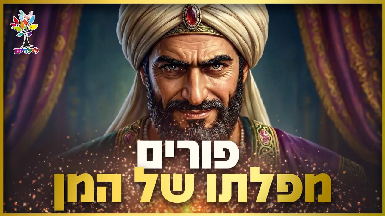 פורים | סיפור מגילת אסתר 🎊 נפילת המן הרשע | בהפקת AI שלא תשכח!